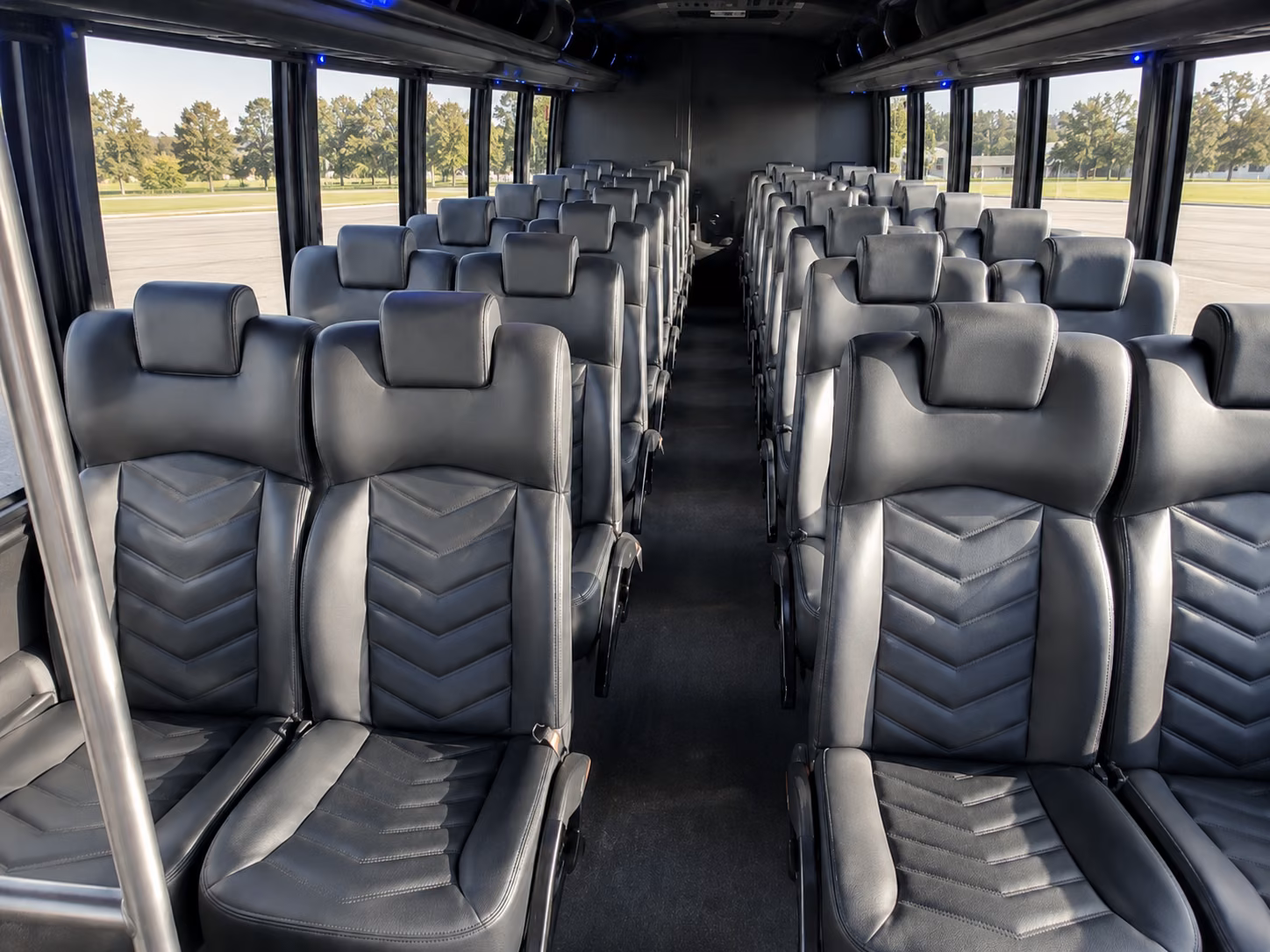 pasco 18 passenger minibus interior