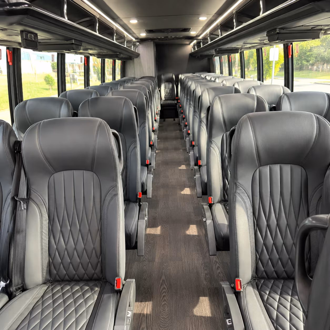 pasco 28 passenger minibus interior