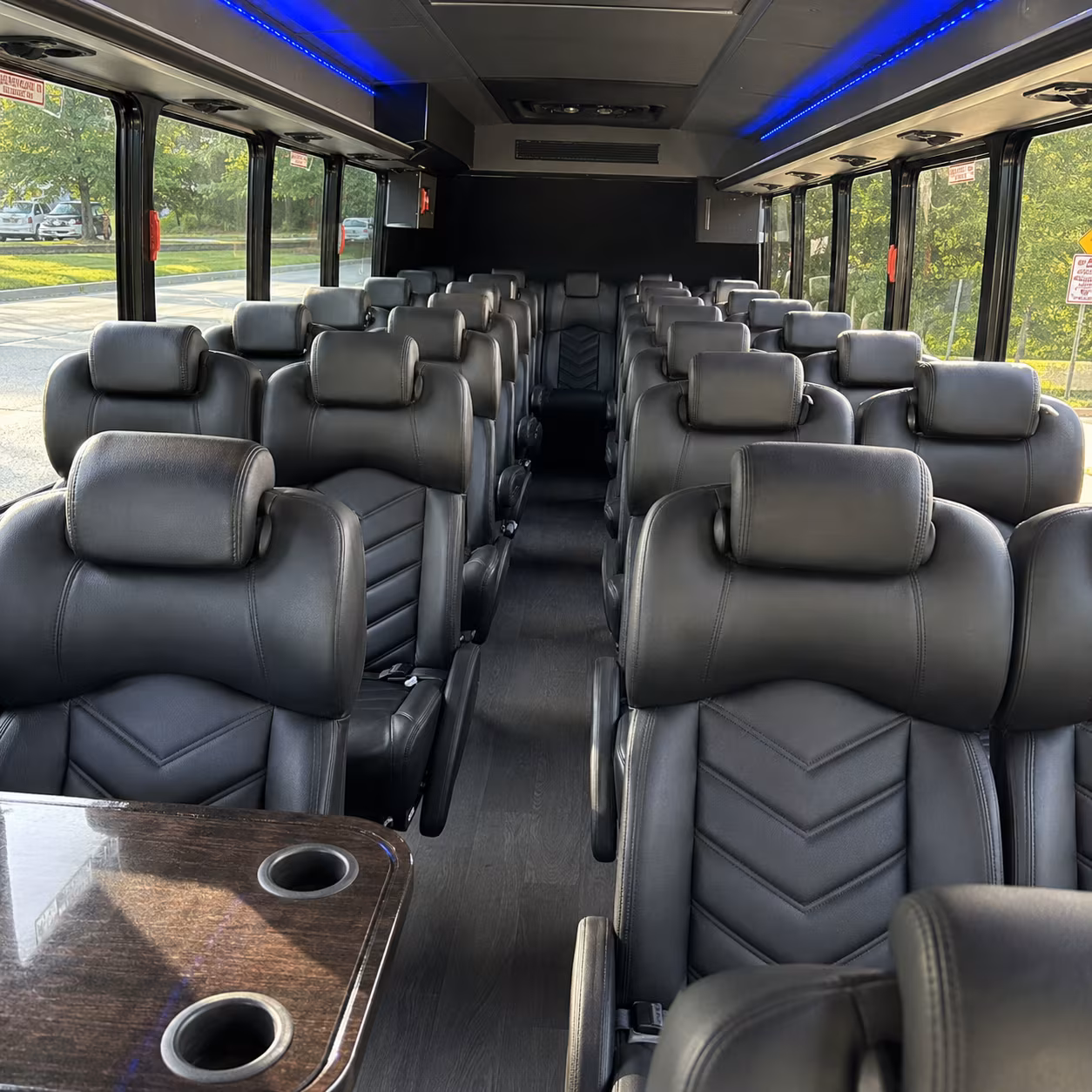 pasco 30 passenger minibus interior