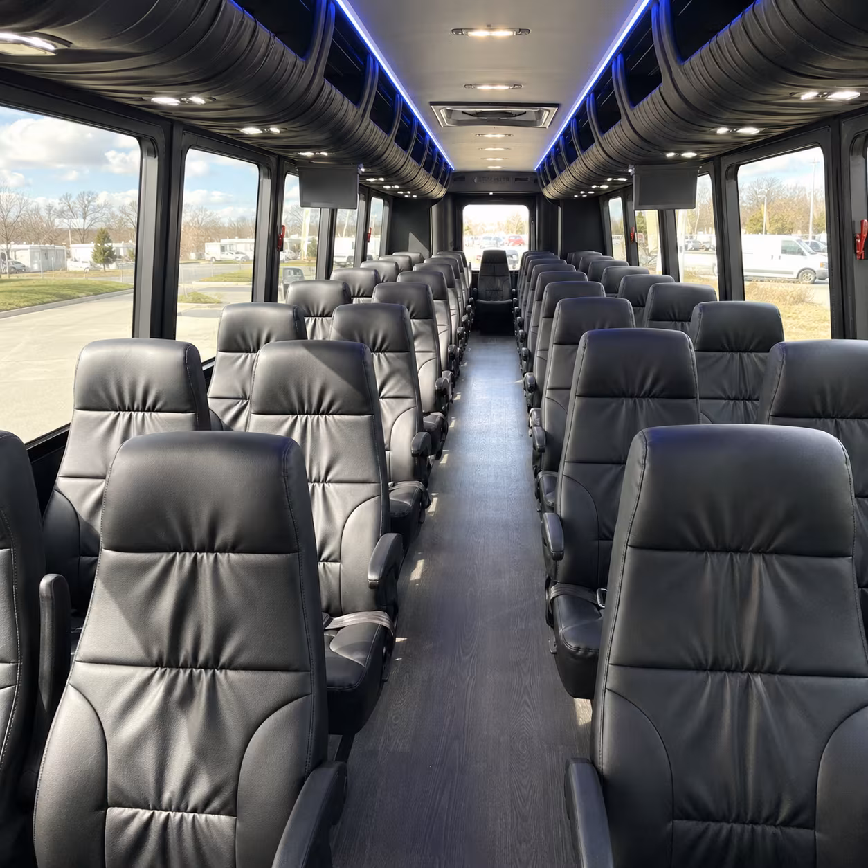 pasco 35 passenger minibus inside