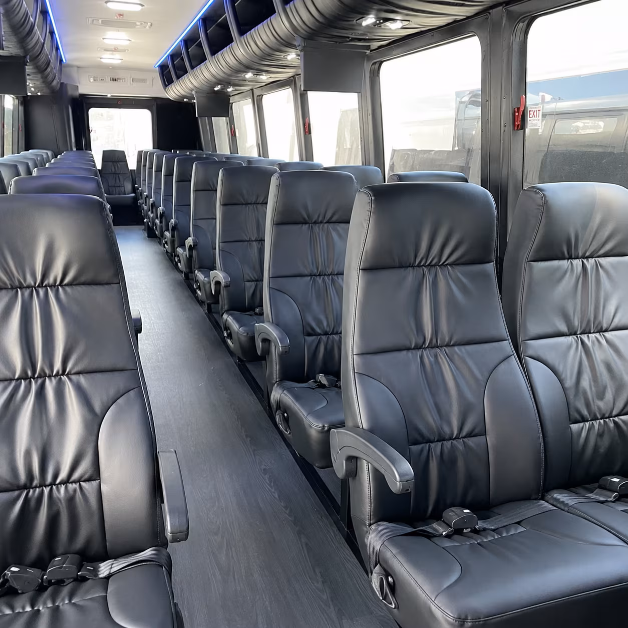 pasco 35 passenger minibus interior