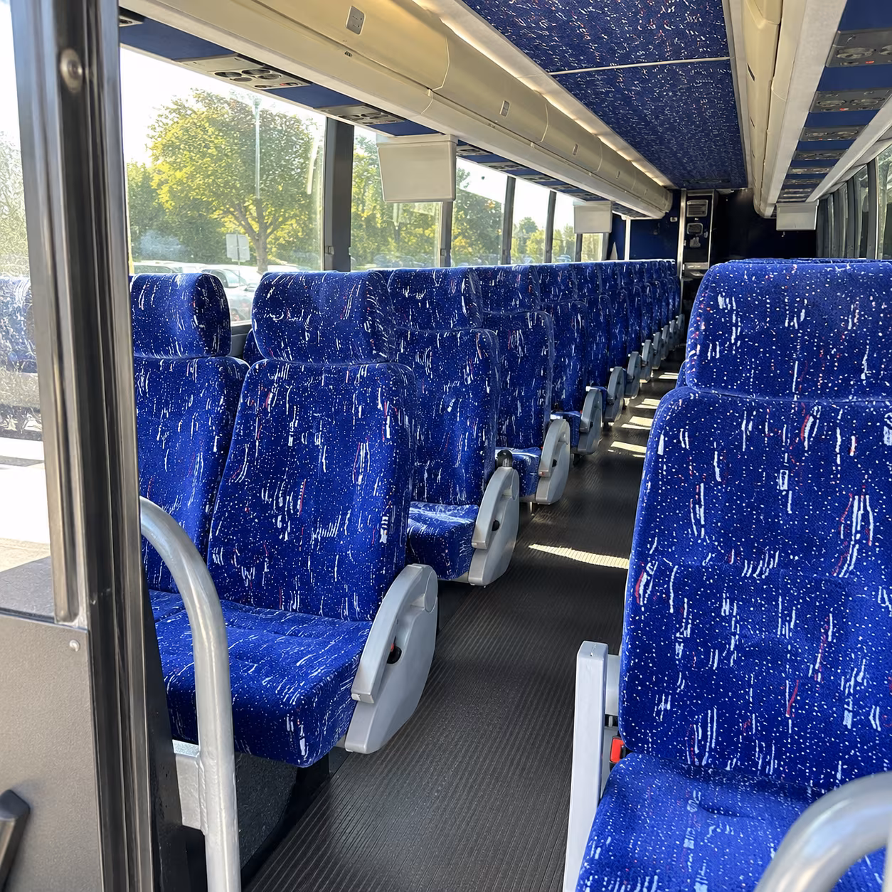 pasco 50 passenger charter bus inside