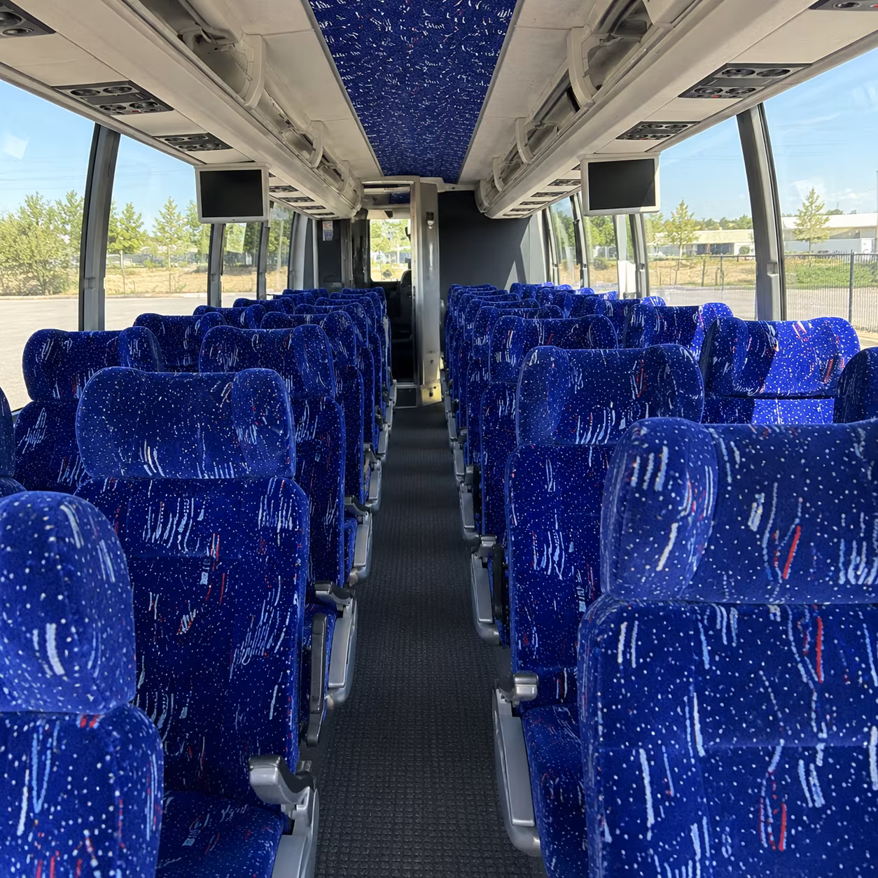 pasco 54 passenger charter bus interior