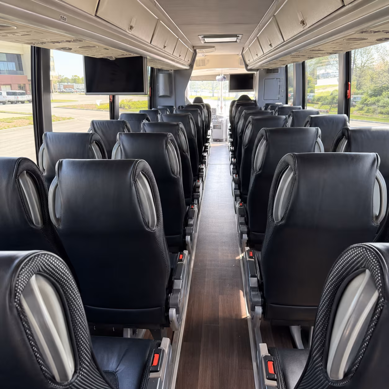 pasco 56 passenger charter bus inside