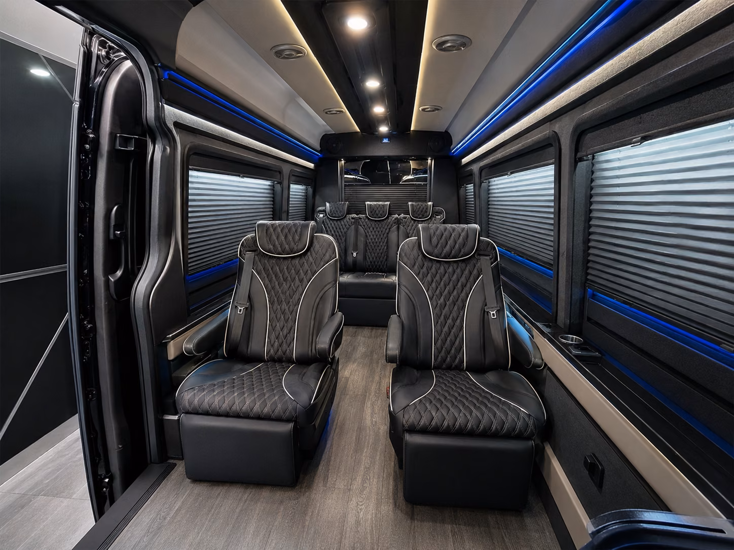 pasco sprinter van with driver inside