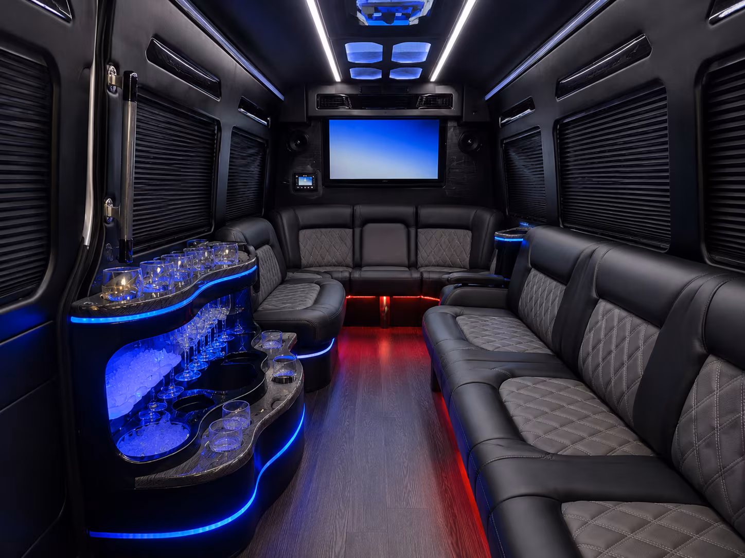 pasco wedding transportation onboard seating